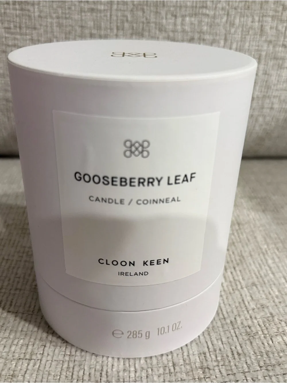 Gooseberry Leaf Scented Candle - Silver Glass - Cloon Keen Ireland